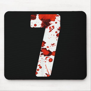 Fun Six Seven 6 7 Meme Design Couples Halloween Ho Mouse Pad