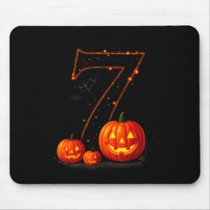 Fun Six Seven 6 7 Meme Design Couples Halloween Mouse Pad