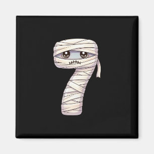 Fun Six Seven 6 7 Meme Design Couples Halloween Mu Magnet
