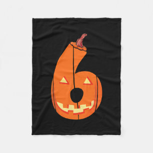 Fun Six Seven 6 7 Meme Design Couples Halloween Pu Fleece Blanket