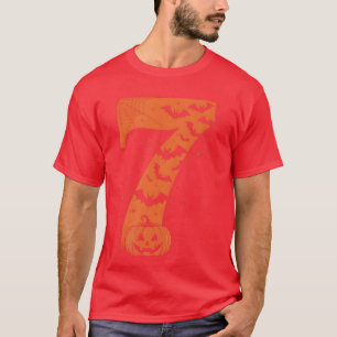 Fun Six Seven 6 7 Meme Design Couples Halloween T-Shirt