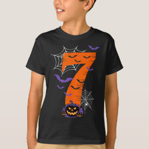 Fun Six Seven 6 7 Meme Design Couples Halloween T-Shirt