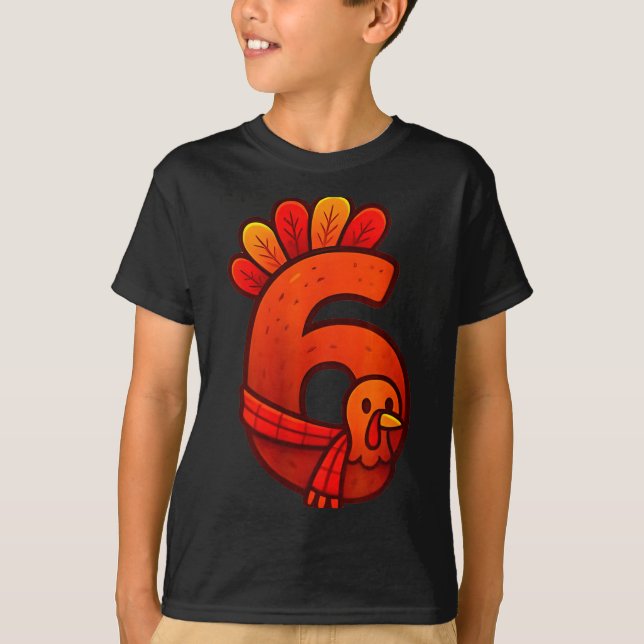 Fun Six Seven 6 7 Meme Design Couples Thanksgiving T-Shirt (Front)