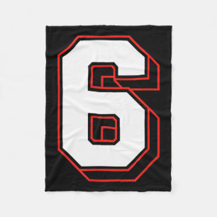 Fun Six Seven 6 7 Meme Design Fleece Blanket