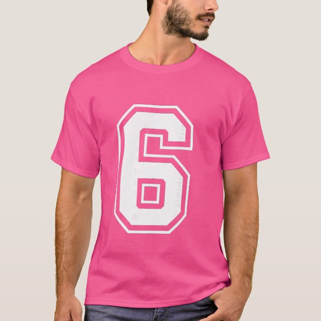 Fun Six Seven 6 7 Meme Design T-Shirt (Front)