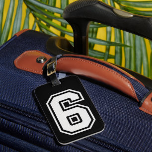 Fun Six Seven 6 7 Meme  Luggage Tag