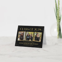Fun Snapshots Graduation Photo Thank You Card
