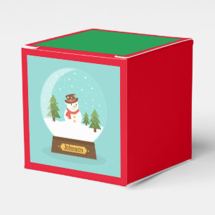 FUN!  Snowman Gift Box - Personalized -Add Name