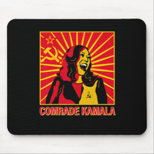 Fun Socialist Comrade Kamala Commie La Harris 2024 Mouse Pad