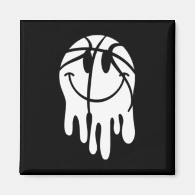 Fun Somebody's Loud Mouth Basketball Mama Magnet (Front)