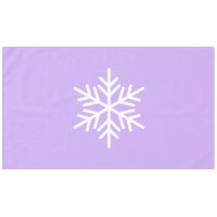 Fun Sophisticated Nordic Snowflake On Light Purple