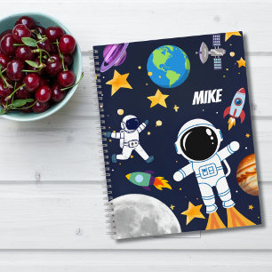 Fun Space Astronaut Planet,Cute Kid sketchbook art Notebook