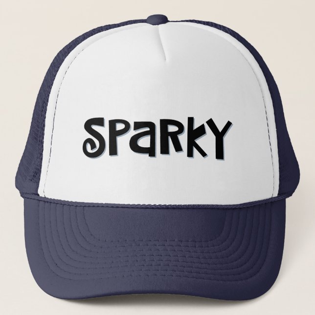 Fun "SPARKY" Trucker Hat (Front)