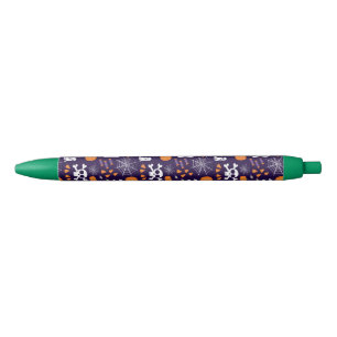 Fun Spooky Halloween Characters Black Ink Pen