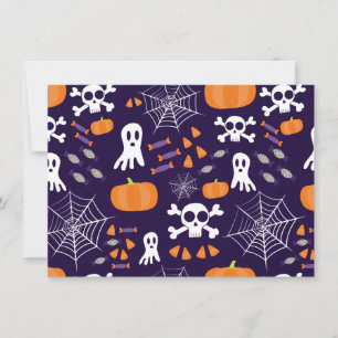 Fun Spooky Halloween Characters Card