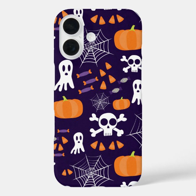 Fun Spooky Halloween Characters Case-Mate iPhone Case (Back)