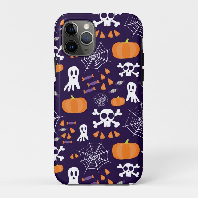 Fun Spooky Halloween Characters Case-Mate iPhone Case (Back)