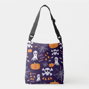 Fun Spooky Halloween Characters Crossbody Bag