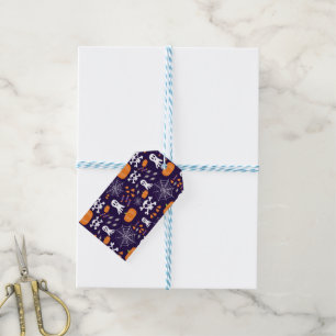 Fun Spooky Halloween Characters Gift Tags