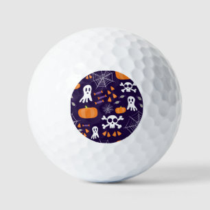 Fun Spooky Halloween Characters Golf Balls
