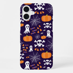 Fun Spooky Halloween Characters iPhone 16 Plus Case