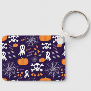 Fun Spooky Halloween Characters Key Ring
