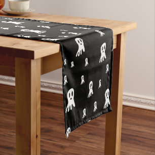 Fun Spooky Halloween Characters Long Table Runner