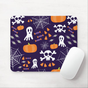 Fun Spooky Halloween Characters Mouse Pad