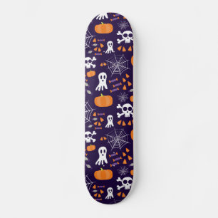 Fun Spooky Halloween Characters Skateboard