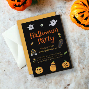Fun spooky Halloween party Invitation