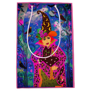 Fun Spooky Personalised Trick or Treat  Medium Gift Bag