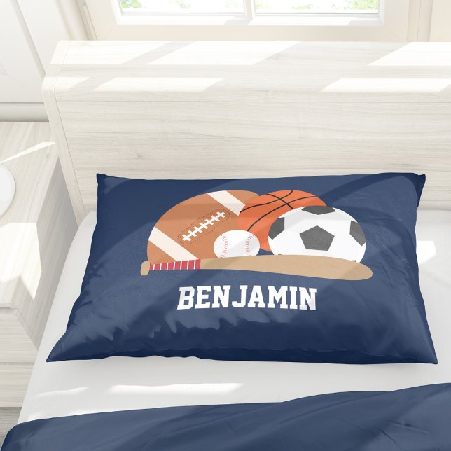 Fun Sport Fan Personalised Pillowcase (Creator Uploaded)