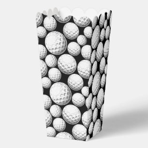 Fun sports golf ball tiled pattern favour box