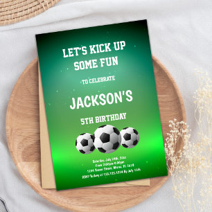 Fun Sports Party Design Invitation