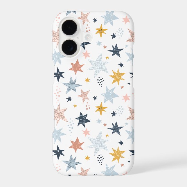 Fun Star Pattern iPhone Case (Back)