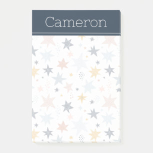 Fun Star Pattern Post-it Notes