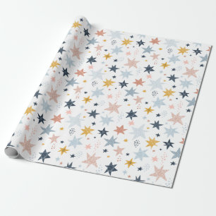 Fun Star Pattern Wrapping Paper