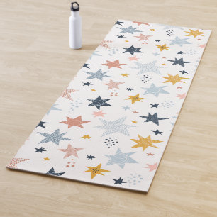 Fun Star Pattern Yoga Mat
