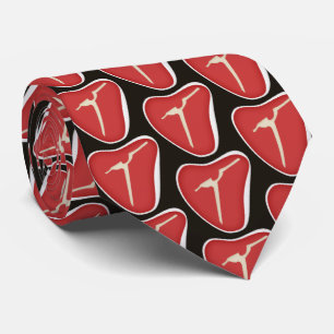Fun Steak house pattern tiled tie