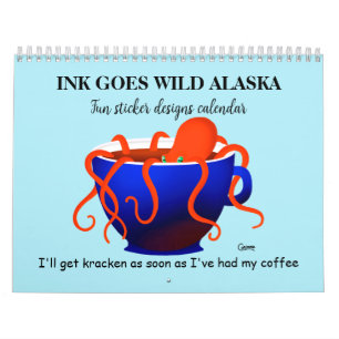 Fun Sticker Designs - Medium Calendar