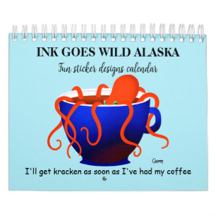 Fun Sticker Designs - Small Calendar