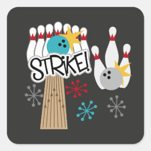 Fun Strike bowling sticker as an award