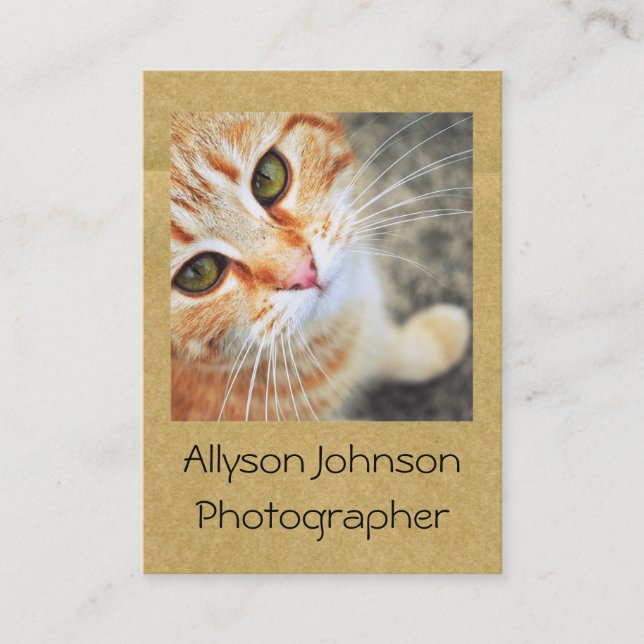 Fun Style Your photo Business Cards (Front)