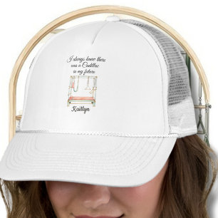 Fun Stylish Pilates Cadillac Humour Name Trucker Hat