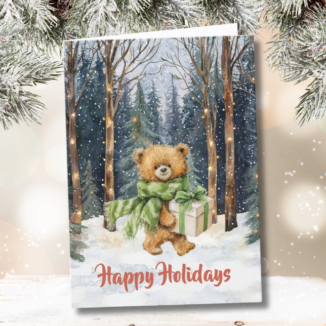 Fun Stylish Watercolor Christmas  Card (Creator Uploaded)
