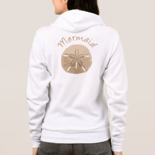 Fun Summer Holiday Mermaid Sand Dollar Art beach Hoodie