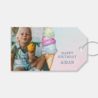 Fun Summer Ice Cream Photo Birthday Party