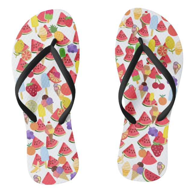 Fun Summer pattern Jandals (Footbed)