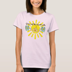 Fun Summer Queen of the Sandcastle Tee