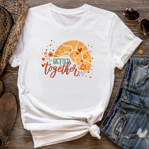 Fun Sun Retro Cute Better Together Inspirivity  T-Shirt